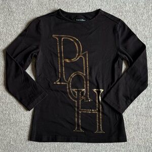 Pedro del hierro brown long sleeve top